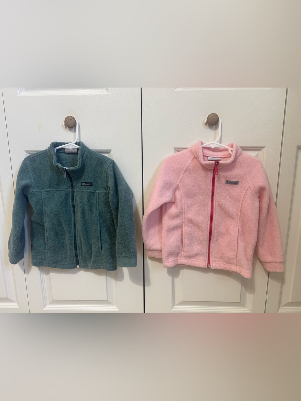 Columbia fleece jackets set of two size 4t